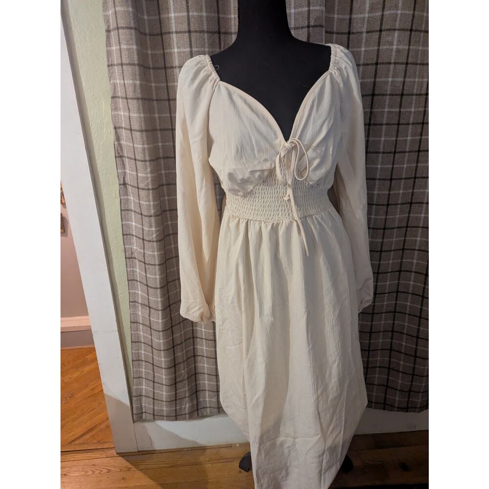 Milkmaid Renaissance Cream Dress Size XL No Brand